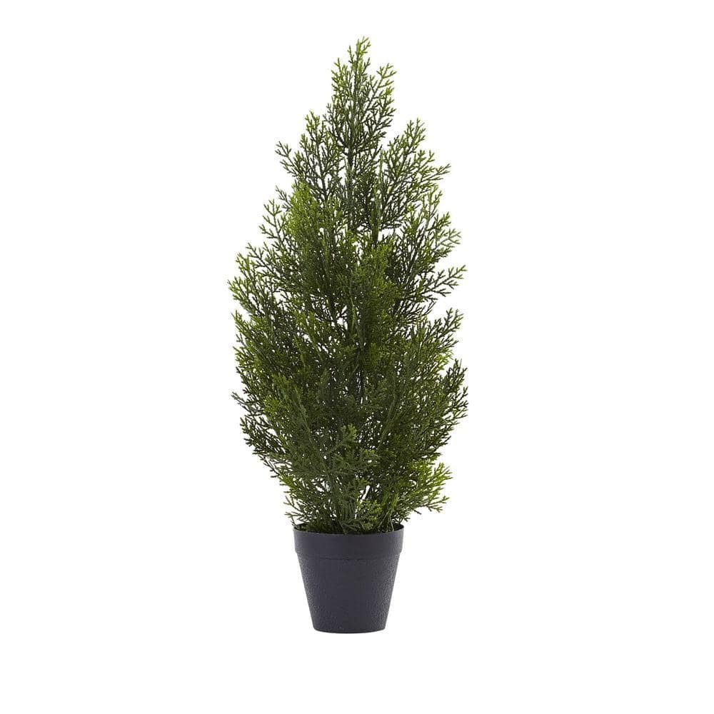 Indoor and Outdoor 2 Ft. Artificial Mini Cedar Pine Tree