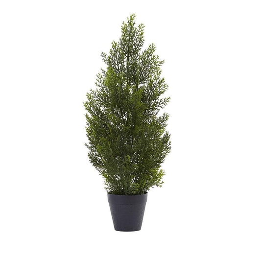 Indoor and Outdoor 2 Ft. Artificial Mini Cedar Pine Tree