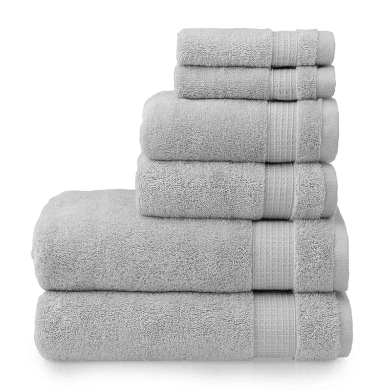 Noah 6 Piece Turkish Cotton Towel Set