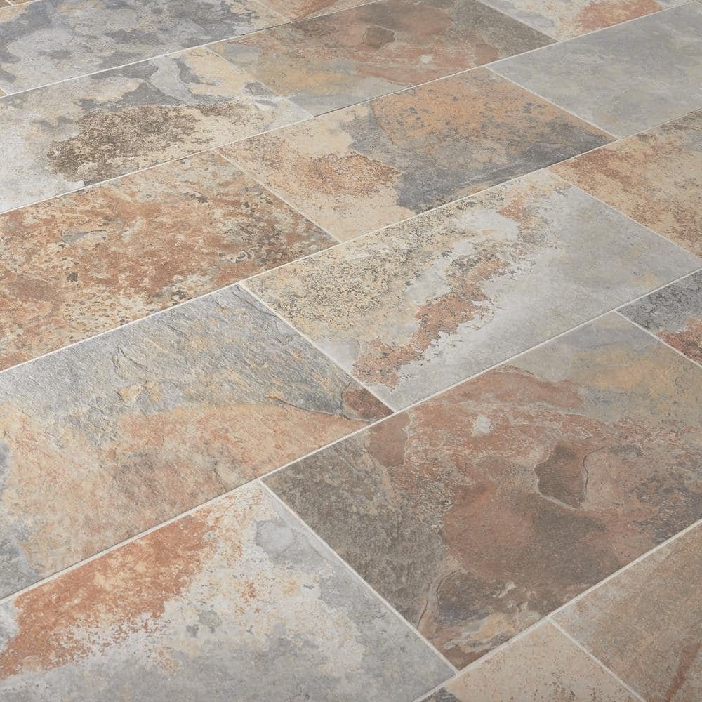 Vitaelegante Ardesia 12 In. X 24 In. Porcelain Floor and Wall Tile (15.6 Sq. Ft. / Case)