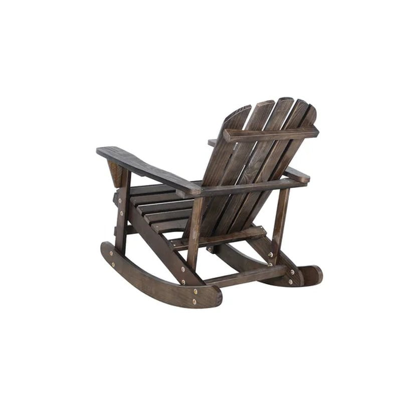 Bessy Wood Rocking Adirondack Chair
