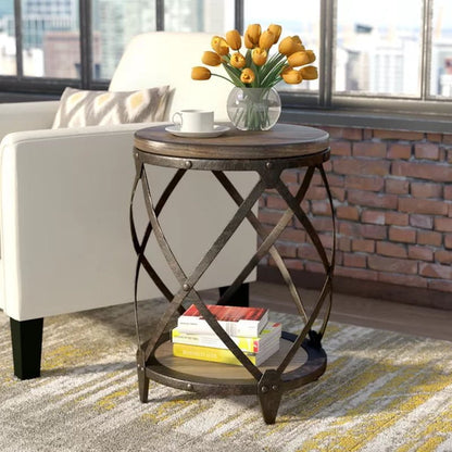 Flintwood 26'' Tall Solid Wood End Table