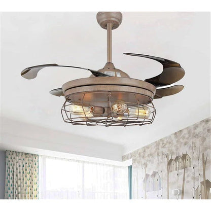 Esto 45'' Ceiling Retractable Blade Fan Lamp with Remote