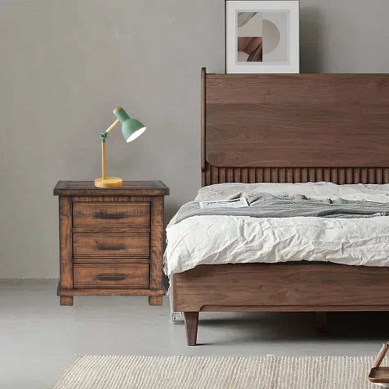 Shauntrelle Solid Wood Nightstand