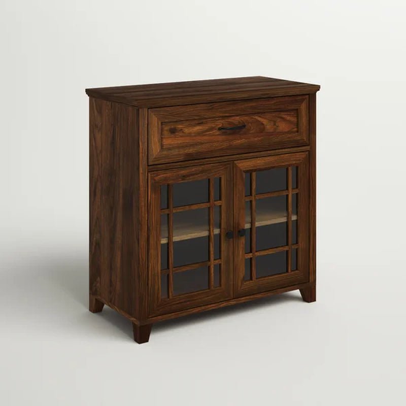 Halethorpe 33'' Tall Glass 2 - Door Accent Cabinet