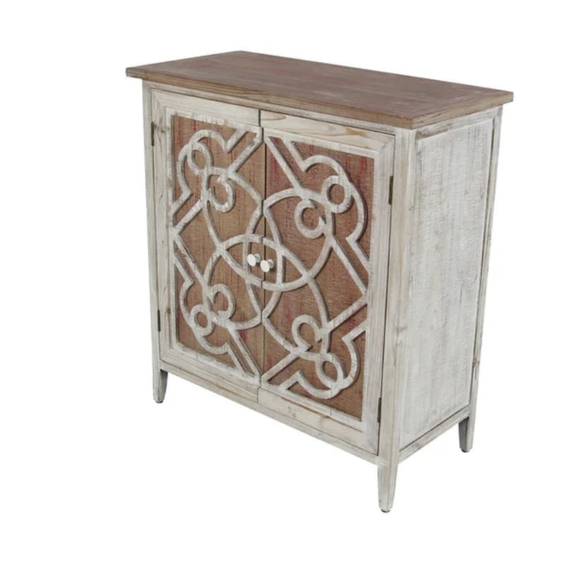 Czarnecki 31'' Tall Solid Wood Accent Cabinet
