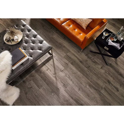 Outlast+ Vintage Pewter Oak 12 Mm T X 7.5 In. W Waterproof Laminate Wood Flooring (19.6 Sqft/Case)