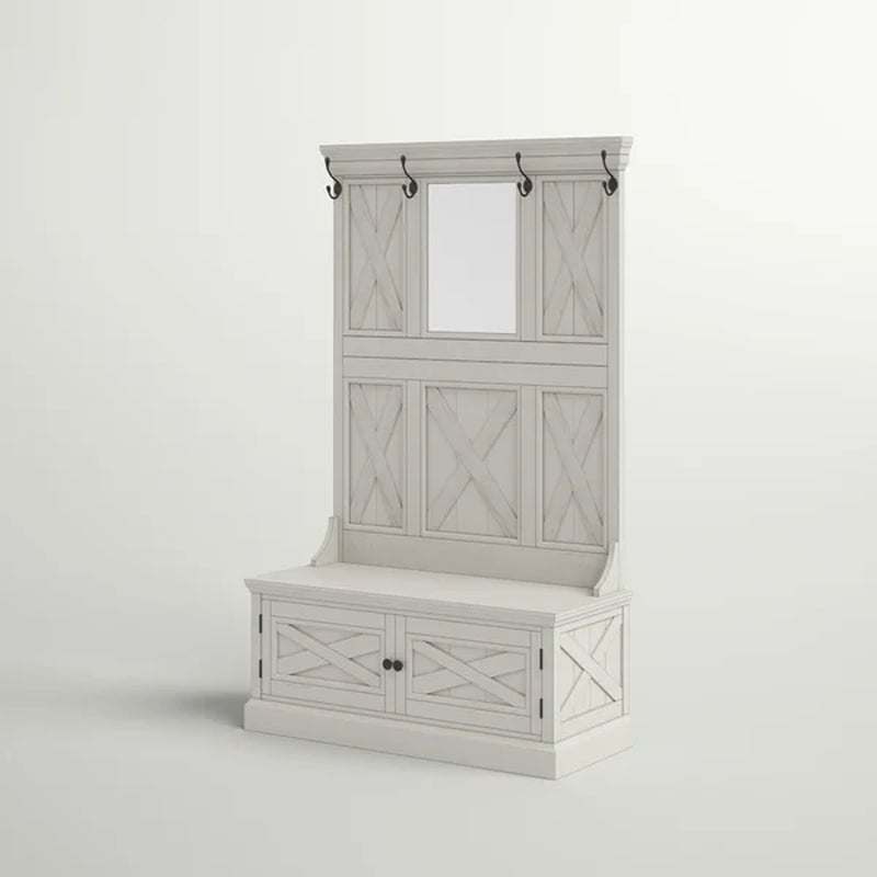Lana 45'' Wide Hall Tree with Bench