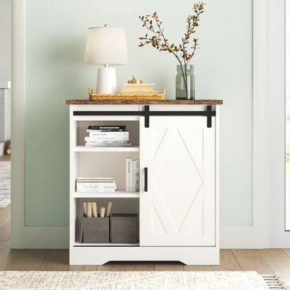 Rangel 35.03'' Tall 1 - Door Accent Cabinet