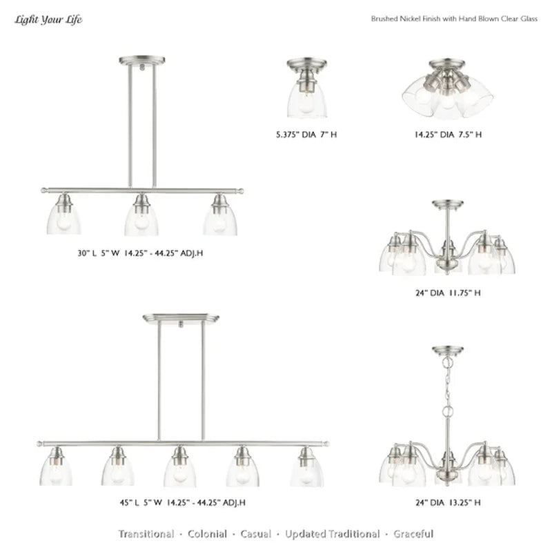 Merl Glass Flush Mount