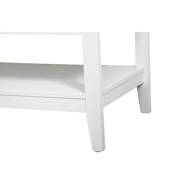 Trieste 29.87'' Free-Standing Single Bathroom Vanity with Quartz Vanity Top