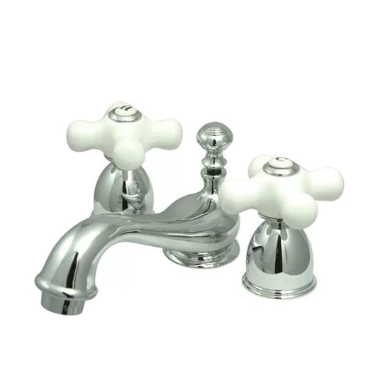 Widespread Faucet 2-Handle Bathroom Faucet with Drain Assembly