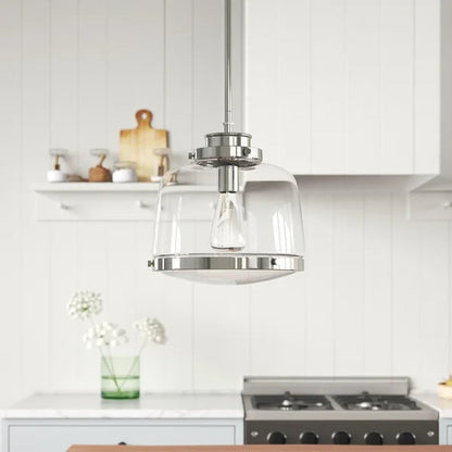 Lupe 1 - Light Single Schoolhouse Pendant