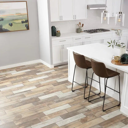 Montagna Wood Vintage Chic 6 In. X 24 In. Porcelain Floor and Wall Tile (14.53 Sq. Ft. / Case)