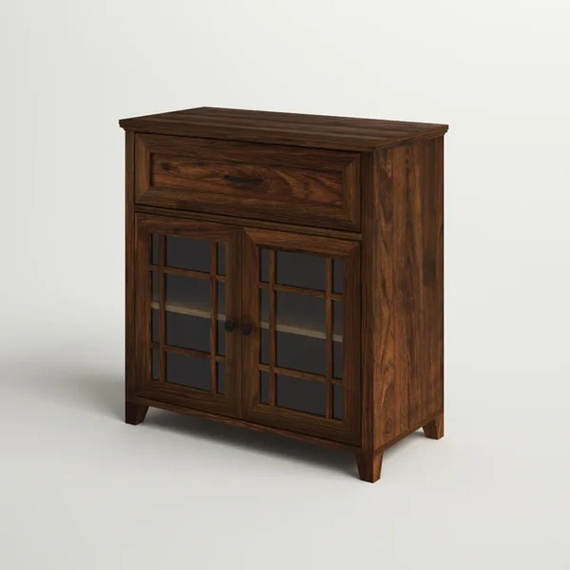 Halethorpe 33'' Tall Glass 2 - Door Accent Cabinet