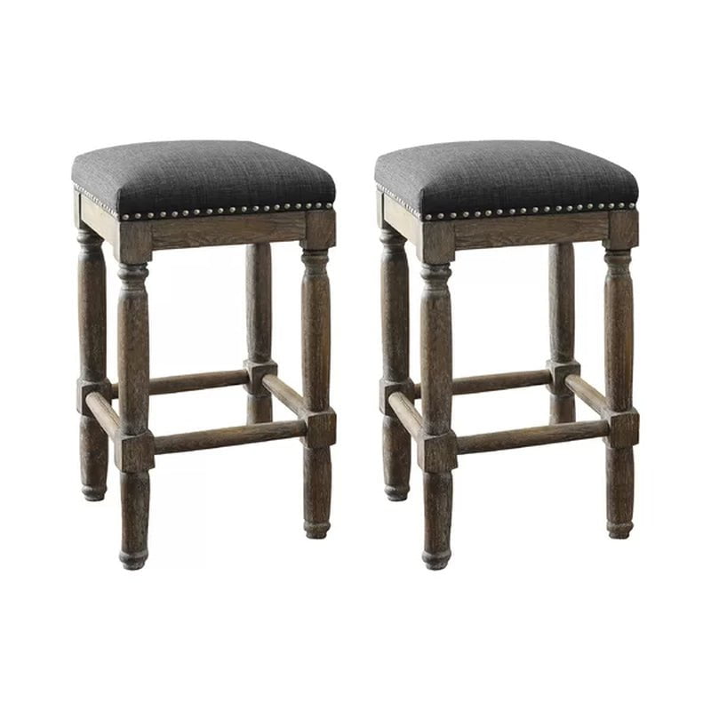 Lindell Nailhead Counter & Bar Stool