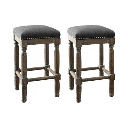 Lindell Nailhead Counter & Bar Stool