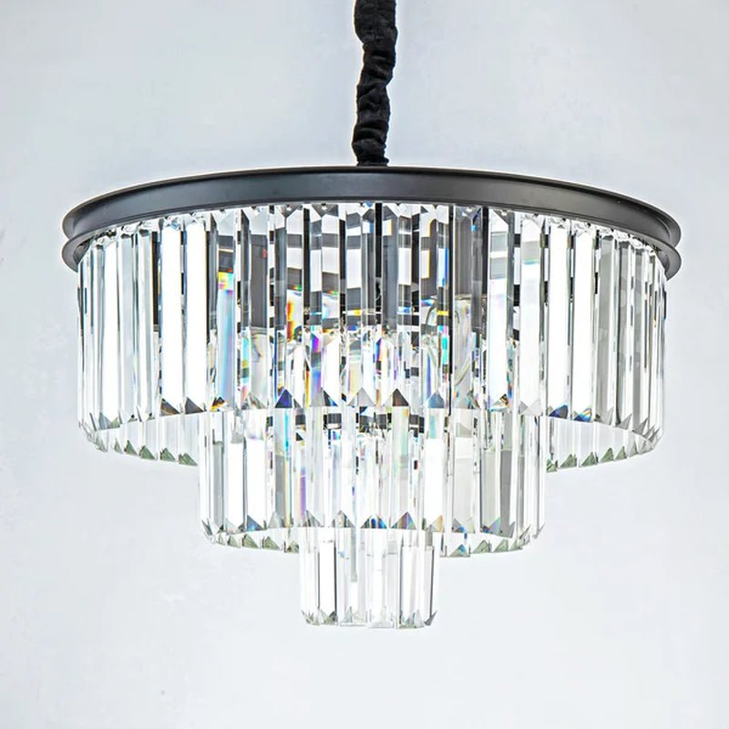 Geboe 6 - Light Dimmable Tiered Chandelier