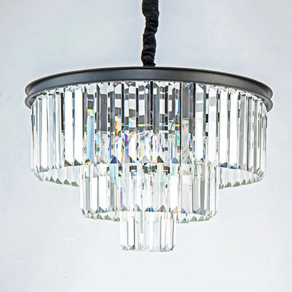 Geboe 6 - Light Dimmable Tiered Chandelier
