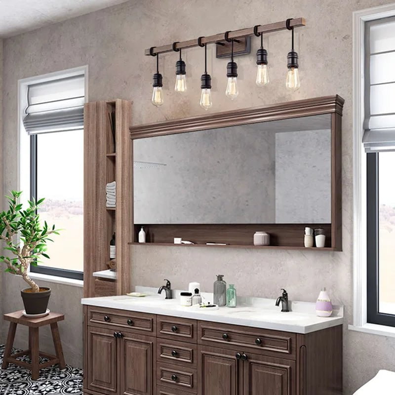 Gamaliel 6 - Light Dimmable Bath Bar