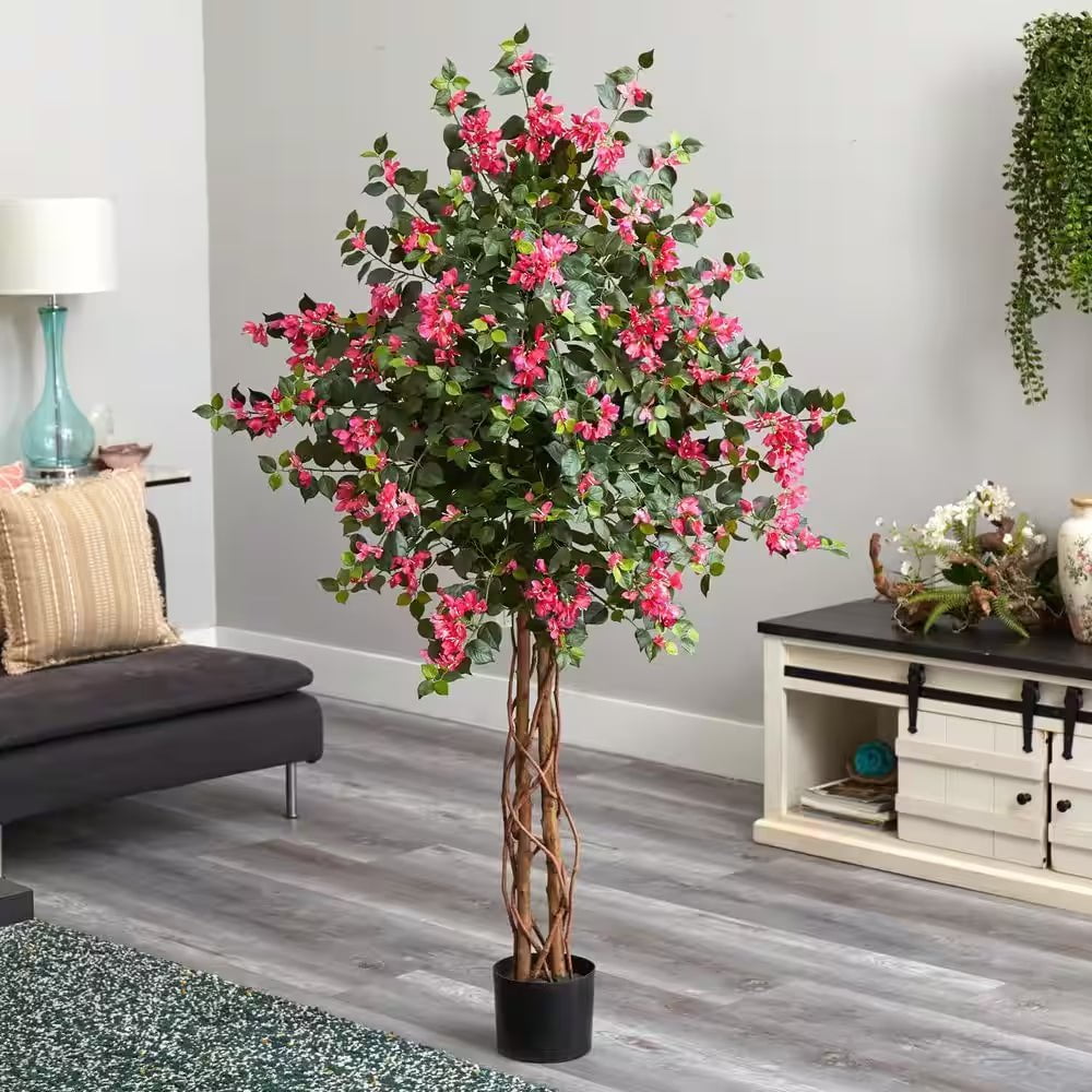 Indoor 5.5 Ft. Bougainvillea Artificial Tree