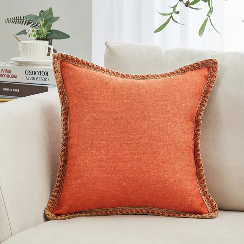 Darner Fringed Throw Pillow