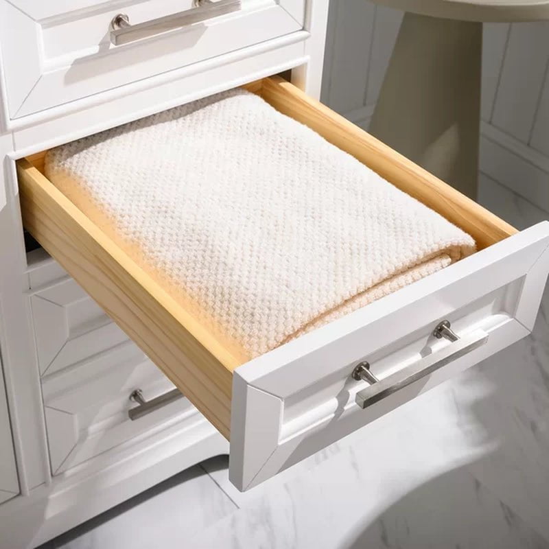 Currahee 60'' Free-Standing Single Bathroom Vanity with Engineered Stone Vanity Top