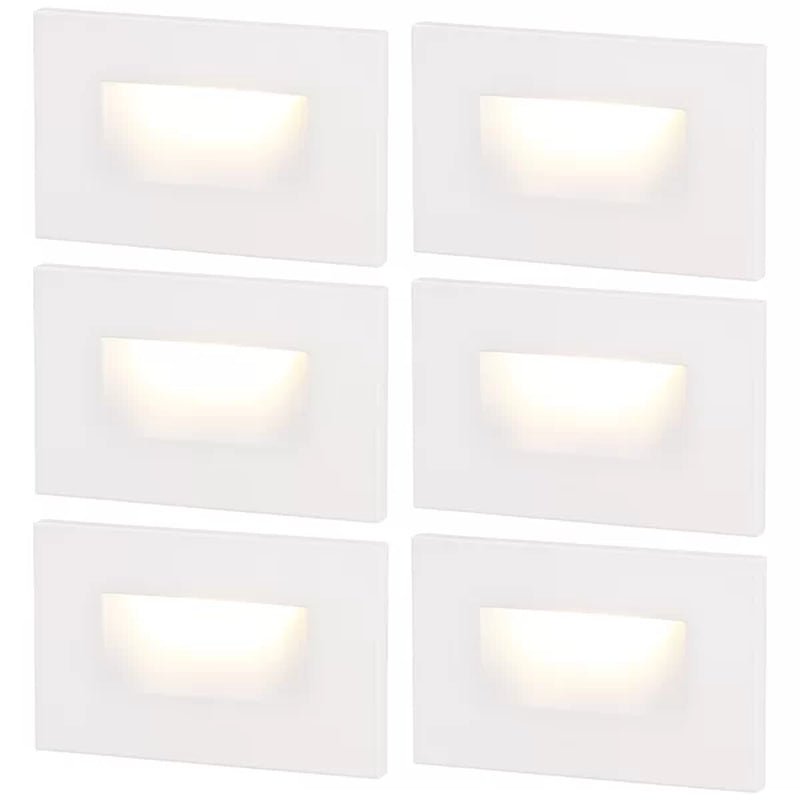 Essential Integrated LED Hardwired 120V Deck Light for Landscape Stair Step Indoor/Outdoor
