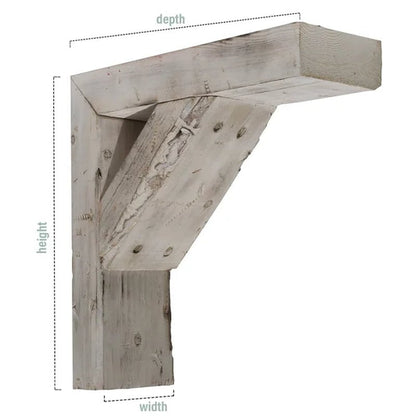 Vintage Farmhouse Bracket, Barnwood Collection