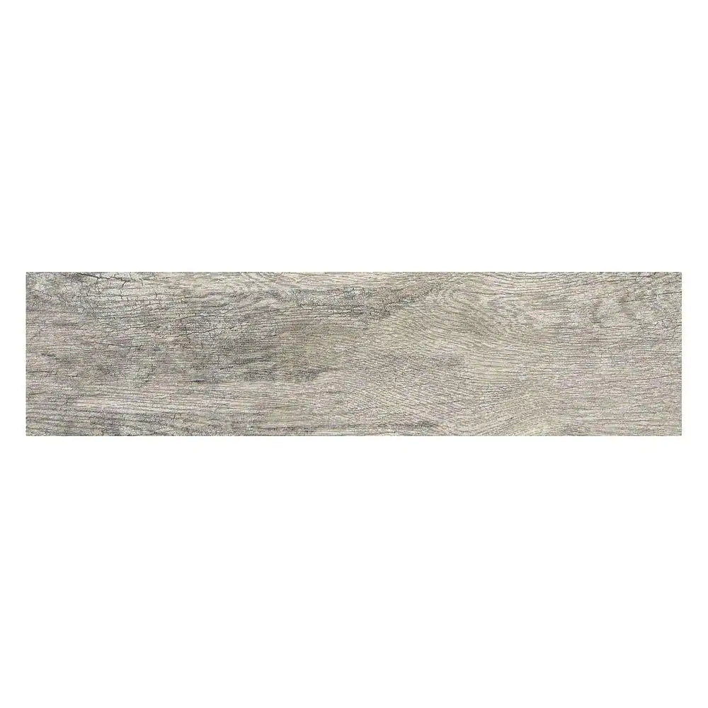 Montagna Dapple Gray 6 In. X 24 In. Porcelain Floor and Wall Tile (14.53 Sq. Ft. / Case)