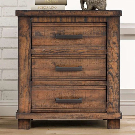 Shauntrelle Solid Wood Nightstand