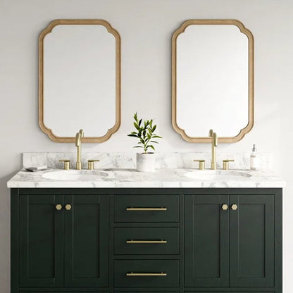 Rectangle Wood Wall Mirror