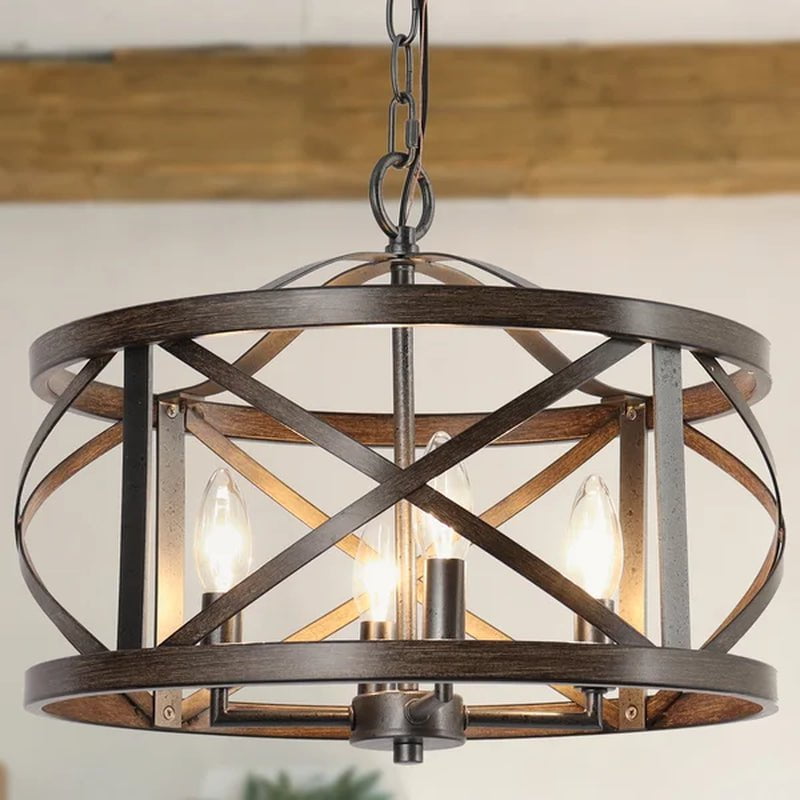 Ifill 4 - Light Dimmable Lantern Chandelier