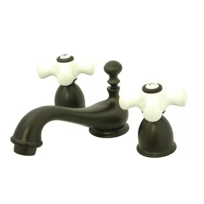 Widespread Faucet 2-Handle Bathroom Faucet with Drain Assembly