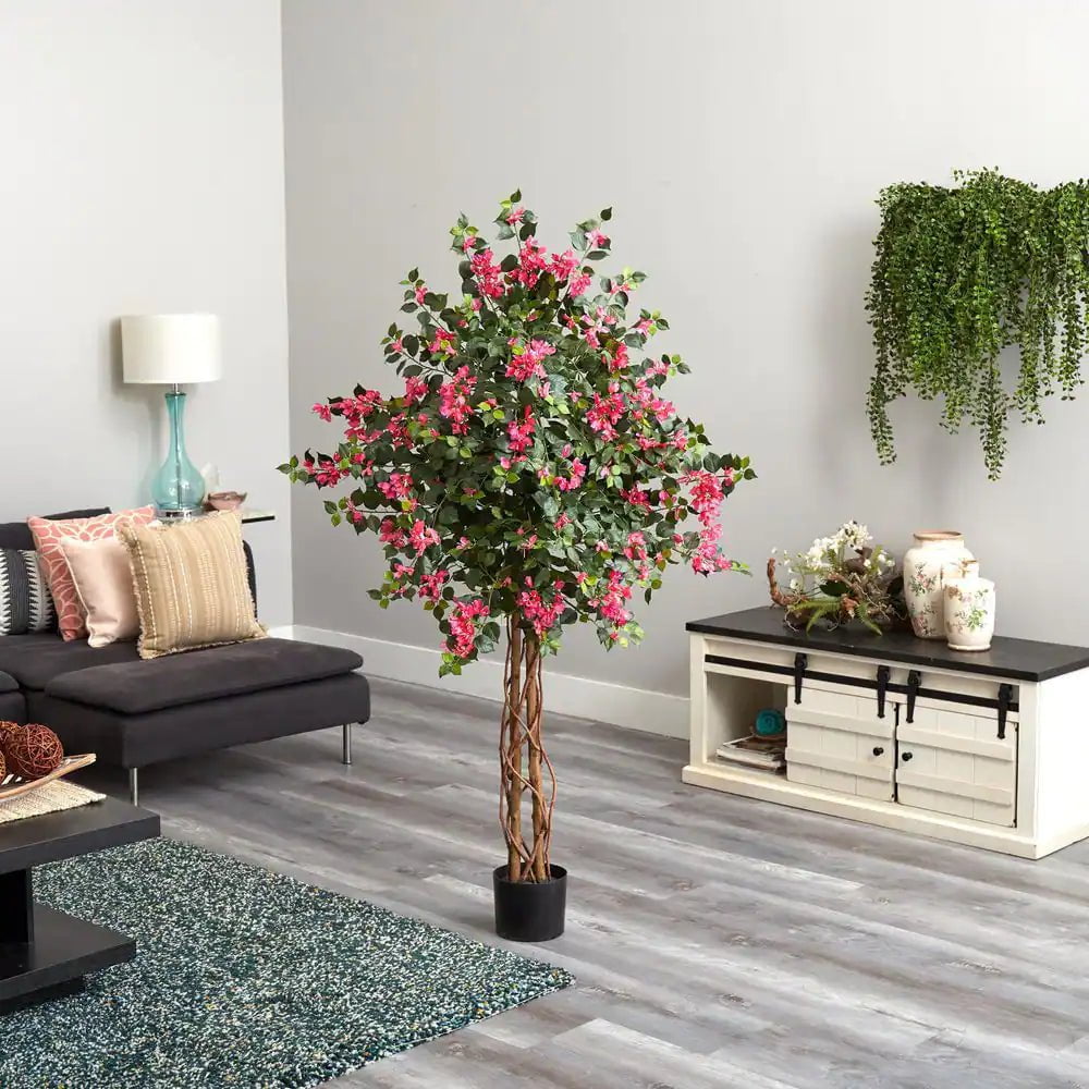 Indoor 5.5 Ft. Bougainvillea Artificial Tree