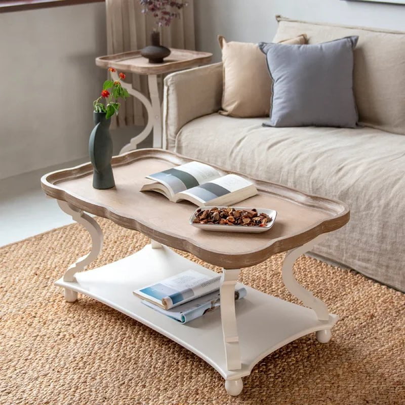 Hein Rustic Farmhouse Coffee Table Set