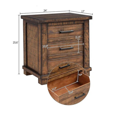 Shauntrelle Solid Wood Nightstand