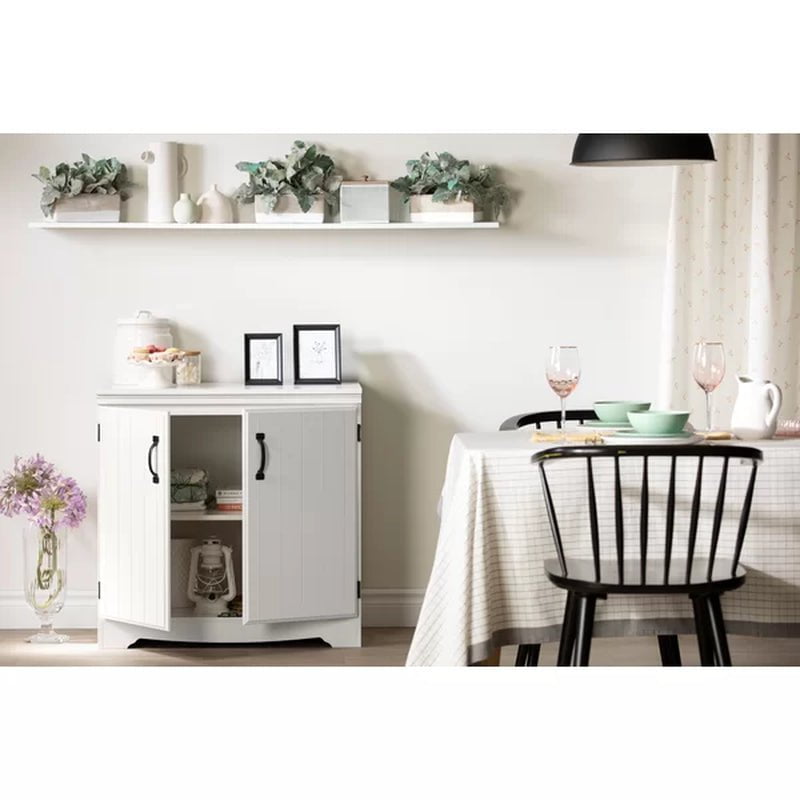 Farnel 32.5'' Tall 2 - Door Accent Cabinet