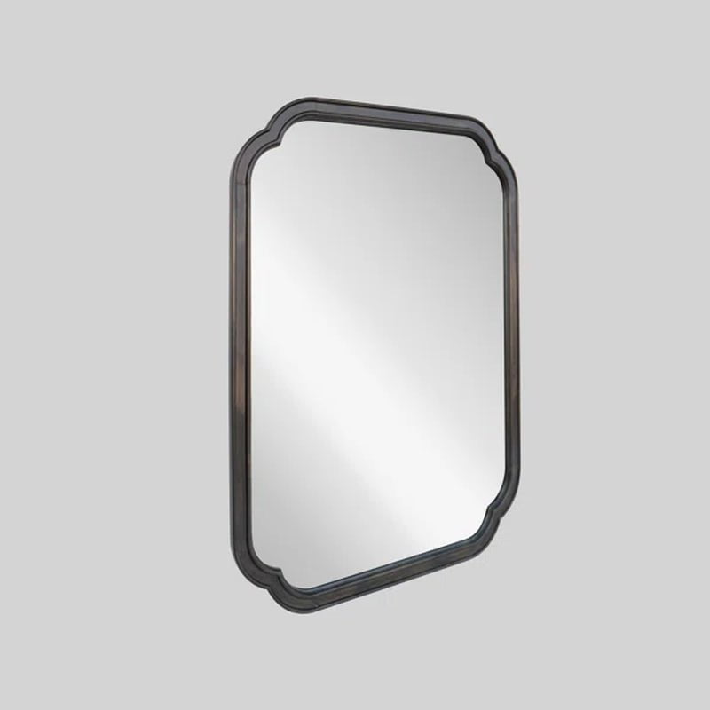 Rectangle Wood Wall Mirror