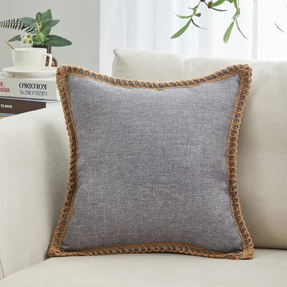 Darner Fringed Throw Pillow