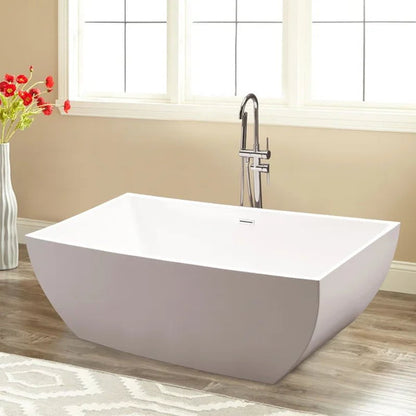 59.1'' X 29.5'' Freestanding Soaking Acrylic Bathtub