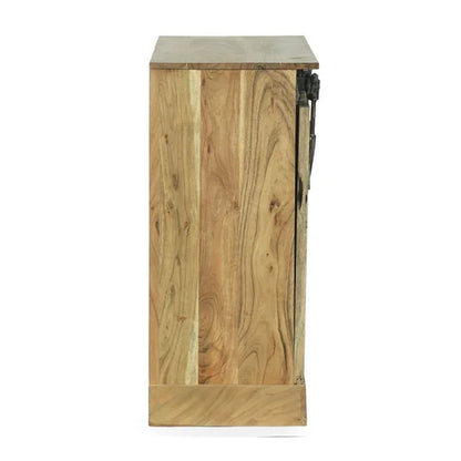 Laymon 35'' Tall Solid Wood 1 - Door Accent Cabinet