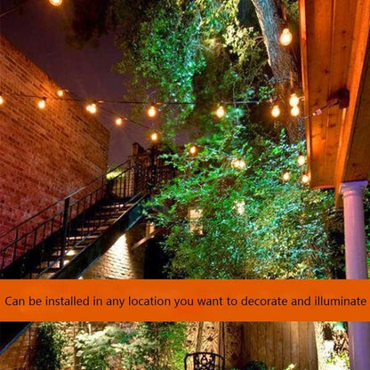 Beier 299.21'' Outdoor LED Solar Powered 25 - Bulb Globe String Light (End to End Connectable)