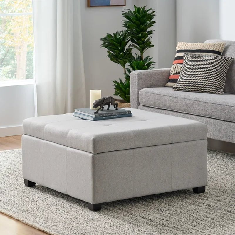 Jamil Upholstered Storage Ottoman