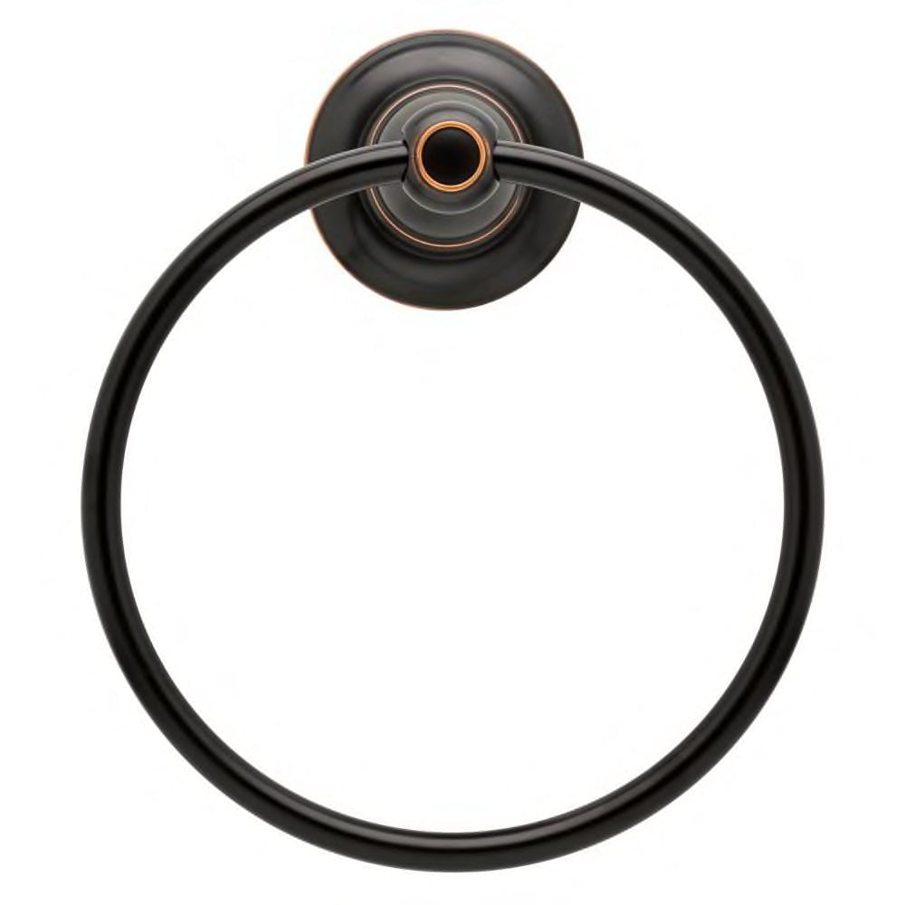 Porter 3-Piece Bath Hardware Set with Towel Ring Toilet Paper Holder and 24 In. Towel Bar in Oil Rubbed Bronze