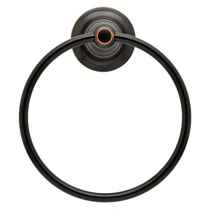 Porter 3-Piece Bath Hardware Set with Towel Ring Toilet Paper Holder and 24 In. Towel Bar in Oil Rubbed Bronze