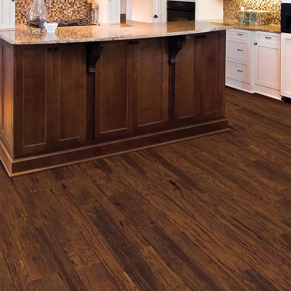 Barrett Distressed Hickory 3/8 In. T X 3.5 In. W Engineered Click Hardwood Flooring (26.3 Sqft/Case)