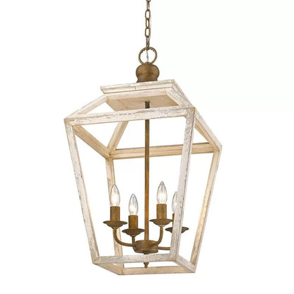 Massillon 4 - Light Dimmable Lantern Geometric Chandelier