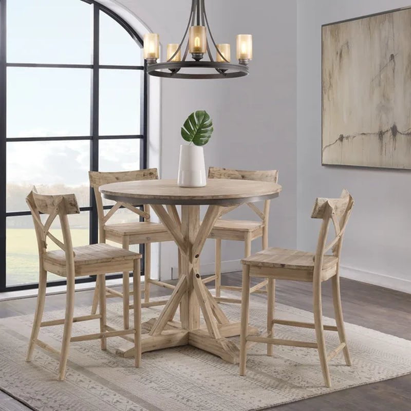 Eugley 42'' Pedestal Dining Table