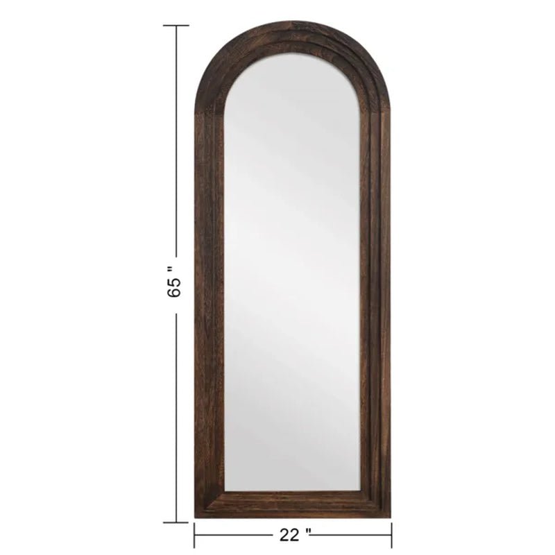 Krissy Arch Wood Mirror